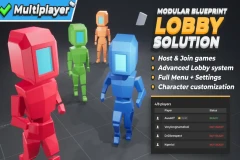 Multiplayer Blueprint Lobby Solution - Template - By Kekdot