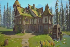 Stylized Medieval House