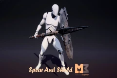 Spear And Shield Animations