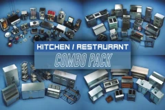 Kitchen - COMBO Prop Pack (VOL 1-7)