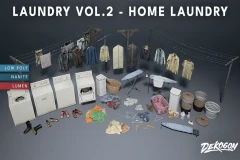 Laundry VOL.2 - Home Laundry (Nanite and Low Poly)