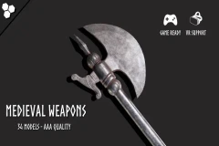 Medieval Weapons Bundle (Weapons, Weapon, Medieval Weapons, Fantasy Weapons)