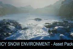 Icy Snow Environment - Asset Pack