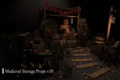 Medieval Storage Props v.01