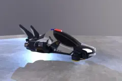 Sci Fi Police Vehicle