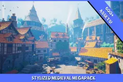 Fantasy Medieval Kingdom (Stylized Castle, Town, Village, Dungeon, Kingdom)