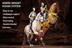 Complete Horse Riding System: Rideable Mount