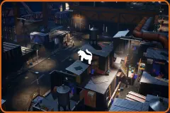Cyberpunk Port City Environment ( Cyberpunk Port City Cyber Cyperpunk Port 3D )