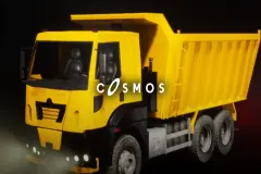 Driveable / Animated Construction Truck 02 (Driveable Construction Truck Truck)