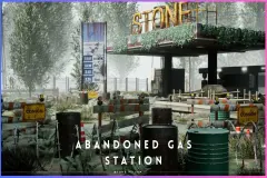Abandoned Gas Station - Post Apocalyptic