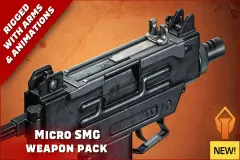 Animated Micro SMG FPS Gun Pack