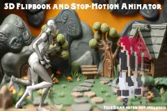 3D Flipbook and Stop-Motion Animator