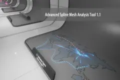 Advanced Spline Mesh Analysis Tool