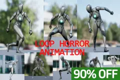 Loop Horror Animations