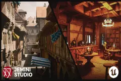 Medieval Modular Town (With Interiors)