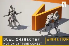 MoCap Combat Animations - Dual Character