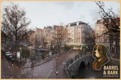 Modular Amsterdam City Street (Amsterdam Canale with Cafe )