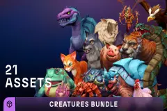 Stylized Fantasy Creatures Bundle