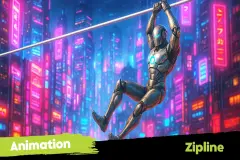 Zipline Animation