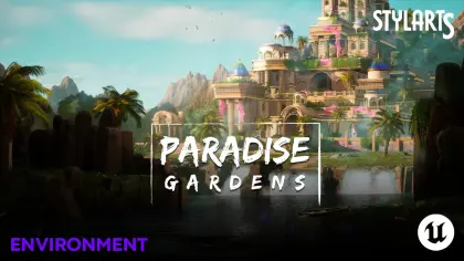 Stylized Paradise Gardens ( w Paradises / Characters and Modular Environment )