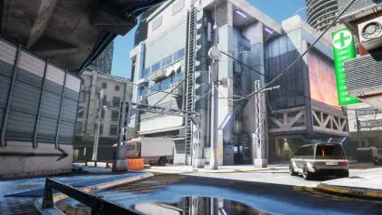 Cyberpunk street assets