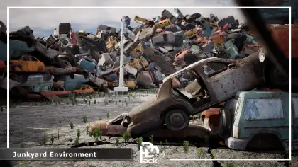 Junkyard Environment / 14 Assets